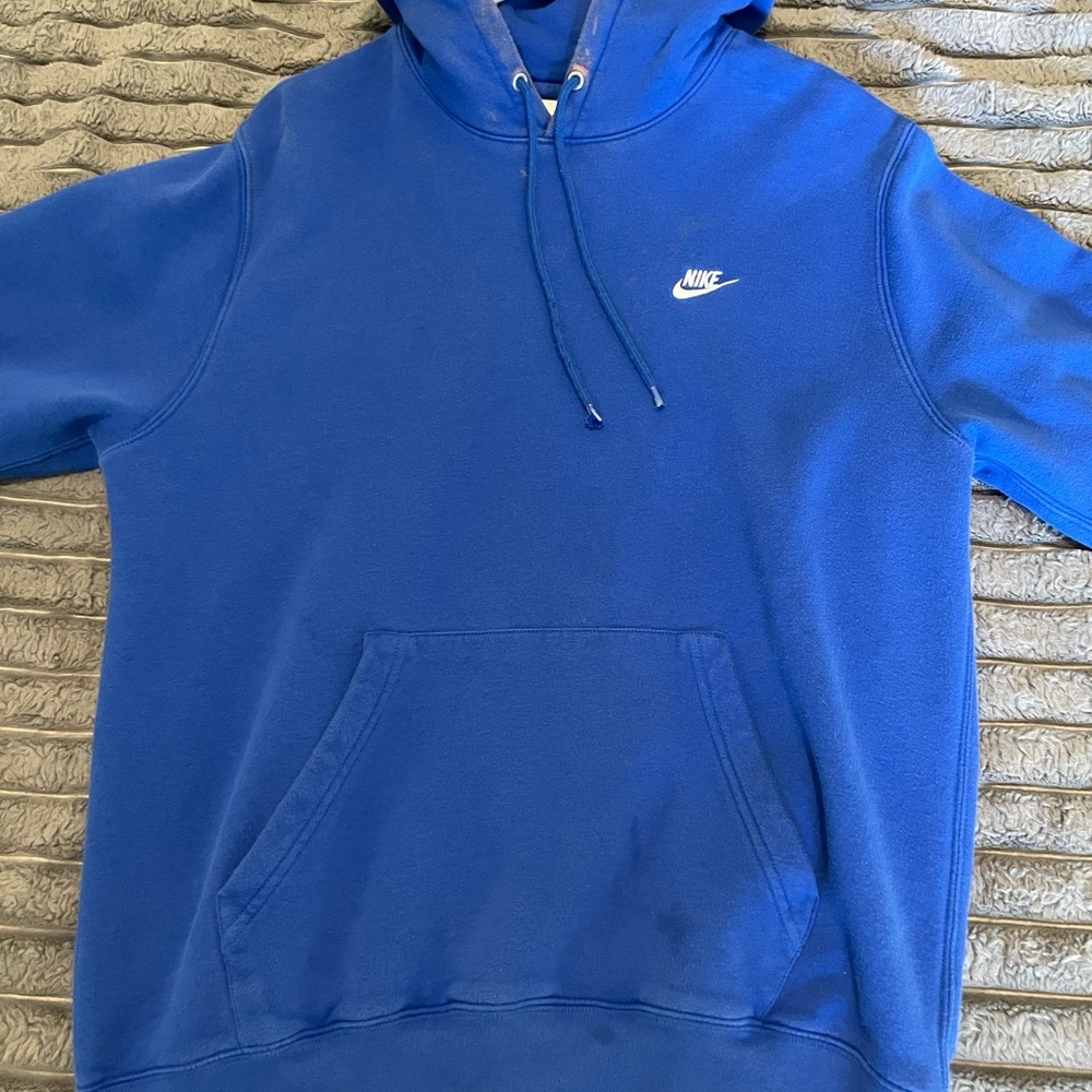 Nike Royal Blue Men's Hooded Pullover Sweatshirt